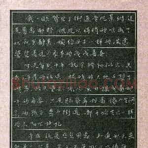 朱元烨(少儿组 12岁)硬笔书法大赛 入围作品选登图片欣赏