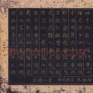 朱振玲 硬笔楷书作品《古诗三首》图片欣赏