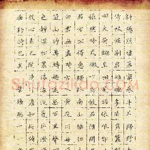 叶翛然(少儿组 11岁)硬笔书法大赛 入围作品选登图片欣赏