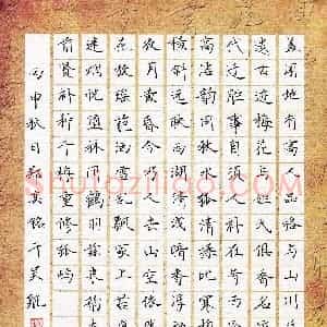郑奕铭(少儿组 11岁)硬笔书法大赛 入围作品选登图片欣赏