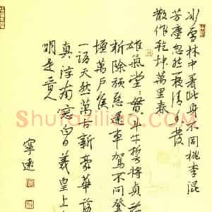 孙兵(成人组 优秀奖)硬笔书法大赛 获奖作品图片欣赏