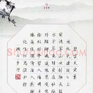 郑舒瀚(少儿组 7岁)硬笔书法大赛 入围作品选登图片欣赏