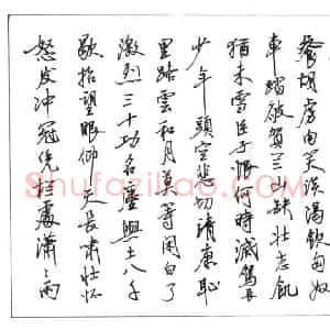 丁智良 硬笔行书作品《岳阳满江红》图片欣赏