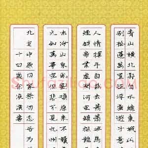 余涣涣(少儿组 14岁)硬笔书法大赛 入围作品选登图片欣赏