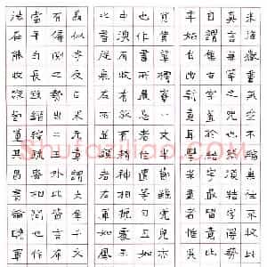 颜晓军 硬笔行书作品《董其昌书论》图片欣赏