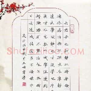 王雨霏(少儿组 13岁)硬笔书法大赛 入围作品选登图片欣赏