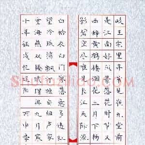 李志成(少儿组 8岁)硬笔书法大赛 入围作品选登图片欣赏