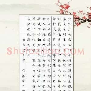 宝熙宇(少儿组 10岁)硬笔书法大赛 入围作品选登图片欣赏