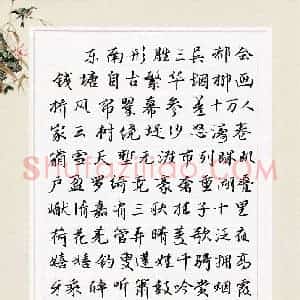 蔡明桂(少儿组 13岁 特等奖)硬笔书法大赛 获奖作品图片欣赏