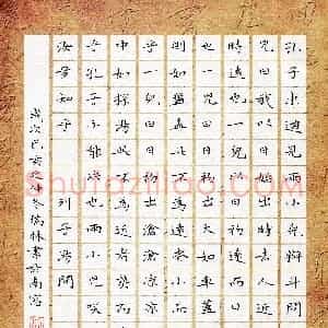 宋瑞林(成人组 精品奖)硬笔书法大赛 获奖作品图片欣赏