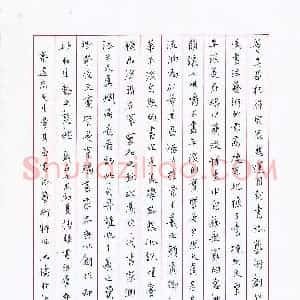 硬笔行书作品《蔡建忠文董其昌书法艺术特征》图片欣赏