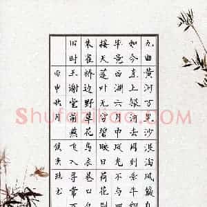 侯奕玮(少儿组 12岁)硬笔书法大赛 入围作品选登图片欣赏