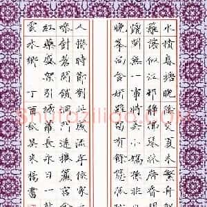 吴米杨(少儿组 13岁 特等奖)硬笔书法大赛 获奖作品图片欣赏