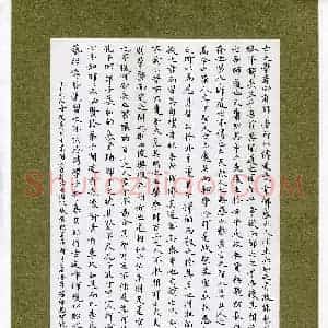 陈忠(成人组)硬笔书法大赛 入围作品选登图片欣赏