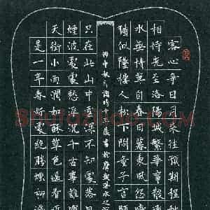 谢晴(少儿组 13岁)硬笔书法大赛 入围作品选登图片欣赏