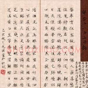 鲁先琪(成人组)硬笔书法大赛 入围作品选登图片欣赏