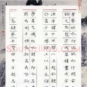 赵志伟(成人组 优秀奖)硬笔书法大赛 获奖作品图片欣赏