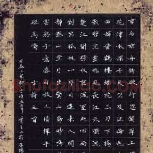 叶立山 硬笔楷书作品《古诗五首》图片欣赏