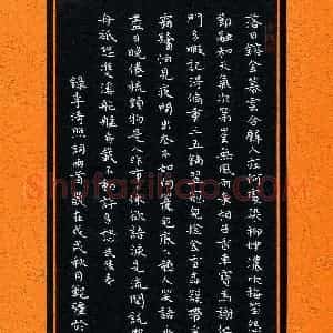 郑强 硬笔楷书作品《李清照词二首》图片欣赏