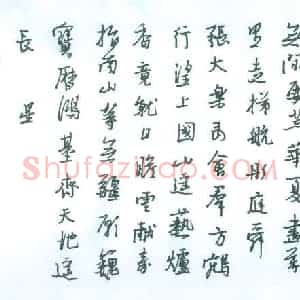 朱星星 硬笔行书作品《黄庭坚送征衣》图片欣赏