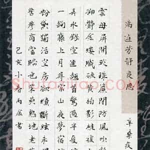 赵丙金(成人组)硬笔书法大赛 入围作品选登图片欣赏