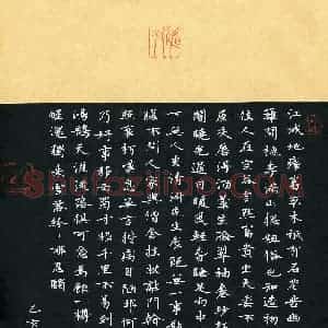 秦汝云(成人组 铜奖)硬笔书法大赛 获奖作品图片欣赏