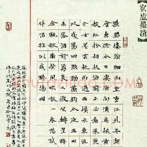 夏勇(成人组 铜奖)硬笔书法大赛 获奖作品图片欣赏