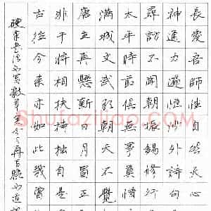 邓立强 硬笔行书作品《行书》图片欣赏