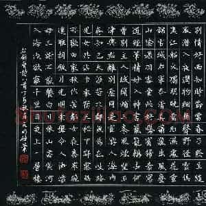 郝天明(成人组)硬笔书法大赛 入围作品选登图片欣赏