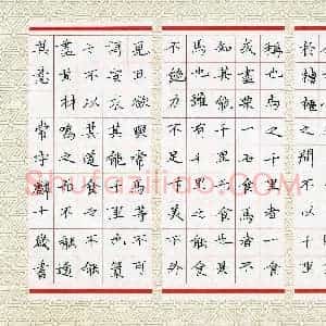 常宇麟(少儿组 10岁 特等奖)硬笔书法大赛 获奖作品图片欣赏