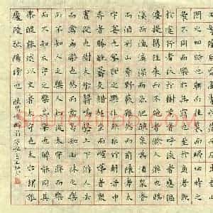 王建松 硬笔楷书作品《欧阳修醉翁亭记》图片欣赏