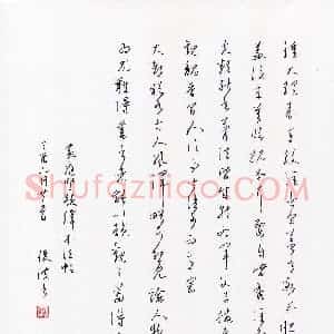 隋俊波(成人组)硬笔书法大赛 入围作品选登图片欣赏