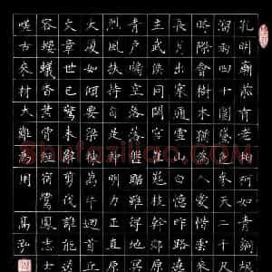 高泓 硬笔楷书作品《古诗》图片欣赏