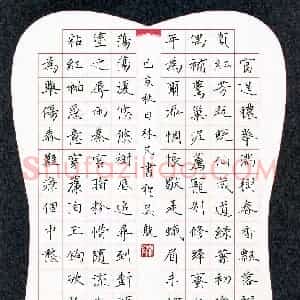 林凡(少儿组 12岁 特等奖)硬笔书法大赛 获奖作品图片欣赏