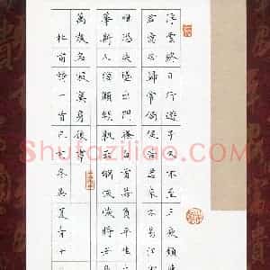 吴夏青(少儿组 12岁 特等奖)硬笔书法大赛 获奖作品图片欣赏