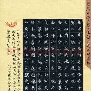 朱沿瑾(少儿组 12岁 特等奖)硬笔书法大赛 获奖作品图片欣赏