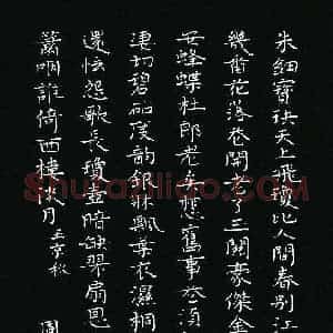 郑强(成人组)硬笔书法大赛 入围作品选登图片欣赏