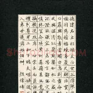 颜伟烽(少儿组 14岁 特等奖)硬笔书法大赛 获奖作品图片欣赏