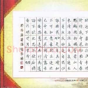 汤远昌 硬笔楷书作品《司空图二十四诗品之缜密》图片欣赏