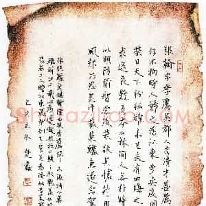 蔡楚鑫(少儿组 16岁 特等奖)硬笔书法大赛 获奖作品图片欣赏
