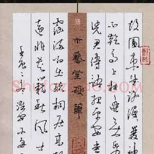 周永 硬笔行草作品《古诗二首》图片欣赏