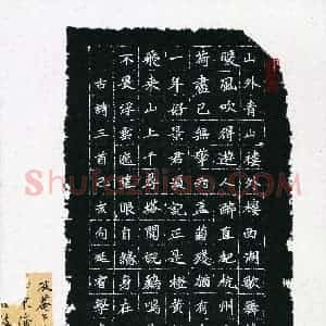 向延睿(少儿组 12岁)硬笔书法大赛 入围作品选登图片欣赏