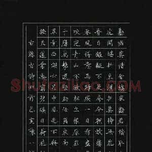 陈一诺(少儿组 12岁)硬笔书法大赛 入围作品选登图片欣赏