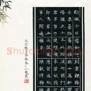 李承桂(少儿组 12岁)硬笔书法大赛 入围作品选登图片欣赏