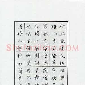 杨正言(成人组)硬笔书法大赛 入围作品选登图片欣赏