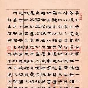 魏建国(成人组 楷书 铜奖)硬笔书法大赛 获奖作品图片欣赏