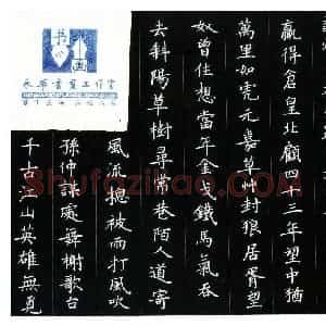 何永华 硬笔楷书作品《辛弃疾词》图片欣赏