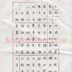单火亮(成人组 优秀奖)硬笔书法大赛 获奖作品图片欣赏