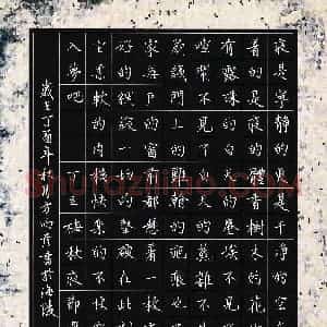 方雨彦(少儿组 12岁 金奖)硬笔书法大赛 获奖作品图片欣赏