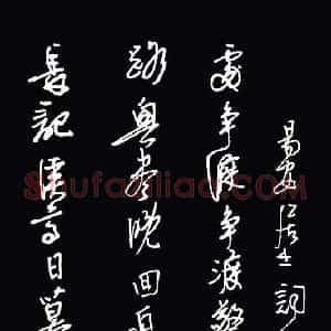 陈立雄 硬笔行书作品《李清照词》图片欣赏